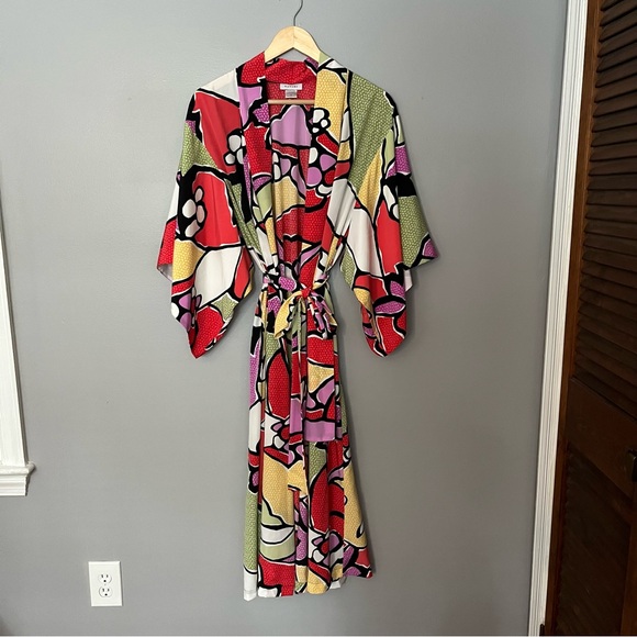 Natori Abstract Patterned Robe - Picture 4 of 6